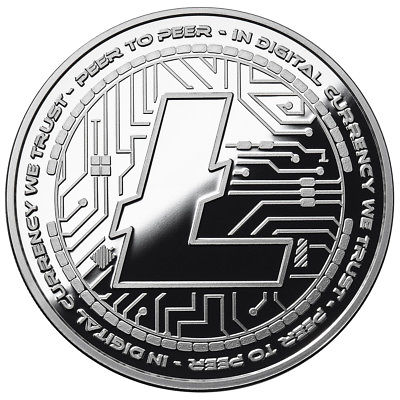 400x400 Litecoin Crypto Icon Proof Coin Oz Silver Commemorative