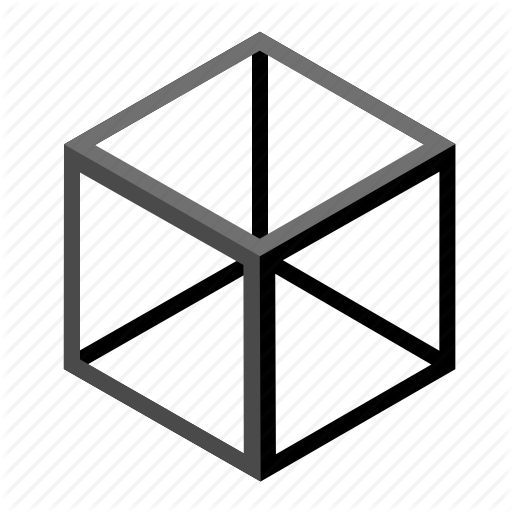 512x512 Box, Cube, Frame, Hex, Hexagonal, Line, Wire Icon