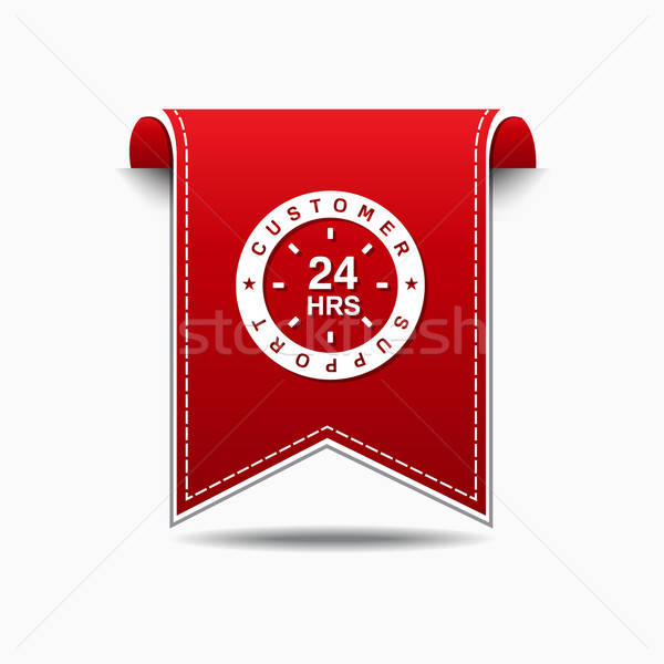 Hours Customer Support Red Vector Icon Vector Illustration 600x600 Hours Customer Support Red Vector Icon Vector Illustration