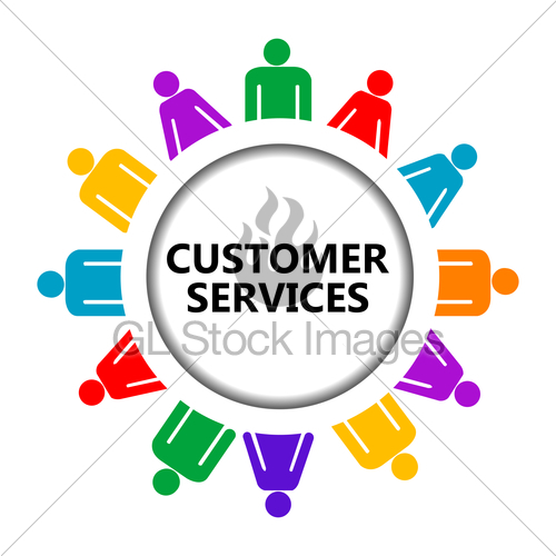 500x500 Customer Service Icon Gl Stock Images