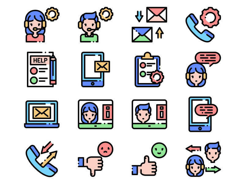 800x600 Customer Service Icons