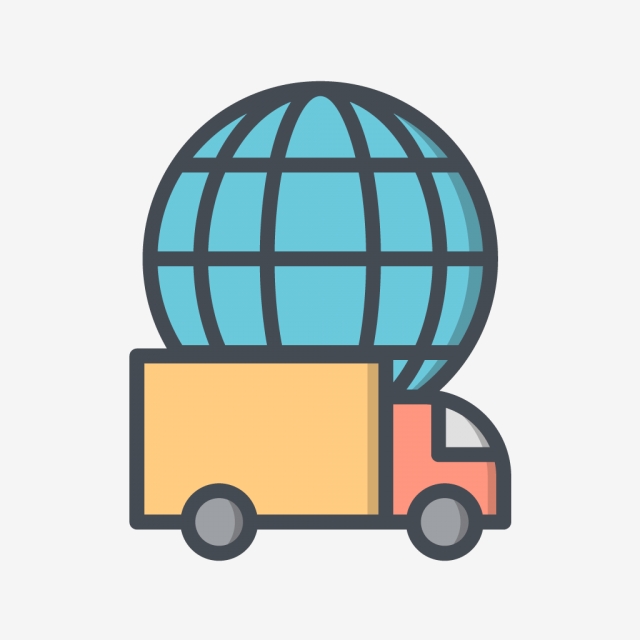 640x640 Vector Global Delivery Icon, Delivery Icon, Customer Services Icon
