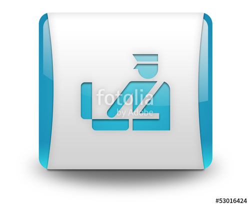 500x412 Light Blue Effect Icon Customs Symbol Stock Photo