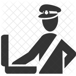 256x256 Custom Officer Icon Of Glyph Style