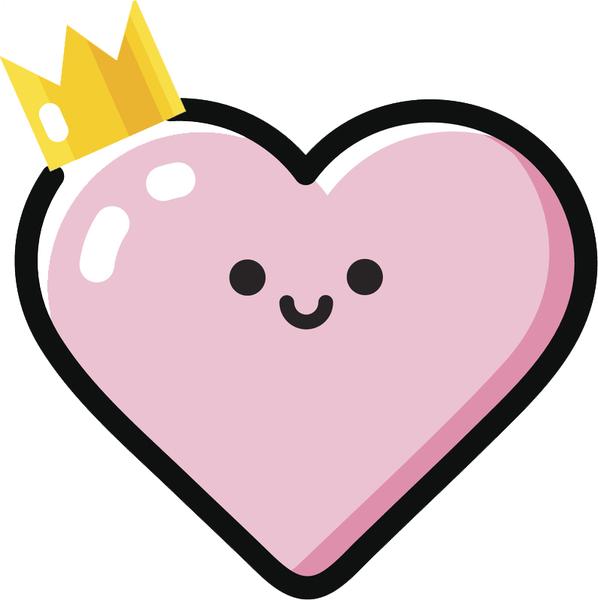 598x600 Cute Kawaii Valentine Cartoon Emoji Icon