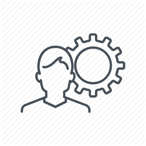 512x512 Arrows, Circles, Cog, Cycle, Gear, Man, Resources Icon