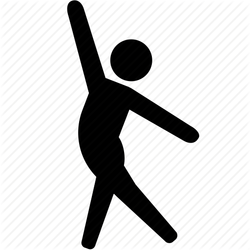 512x512 Dance, Dancer, Health, Jazz, Spin, Stretch, Twirl Icon
