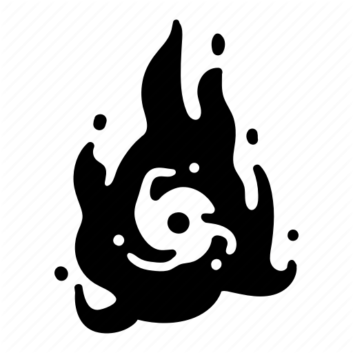 512x512 Dark, Fire, Game, Magic, Skill, Ui Icon