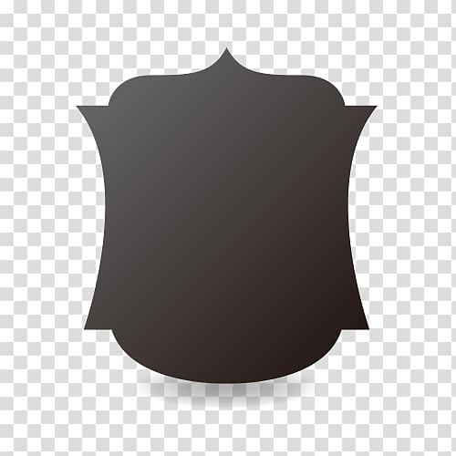 500x500 Shield Icon, Dark Black Shield Material Transparent Background Png