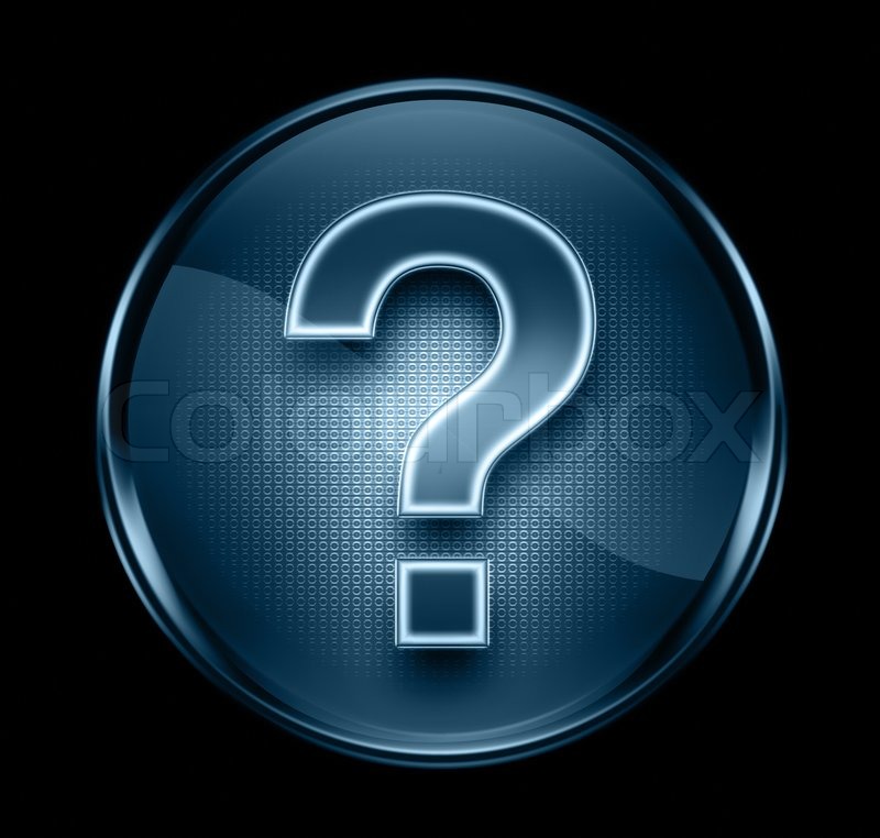 800x762 Question Symbol Icon Dark Blue, Stock Image Colourbox