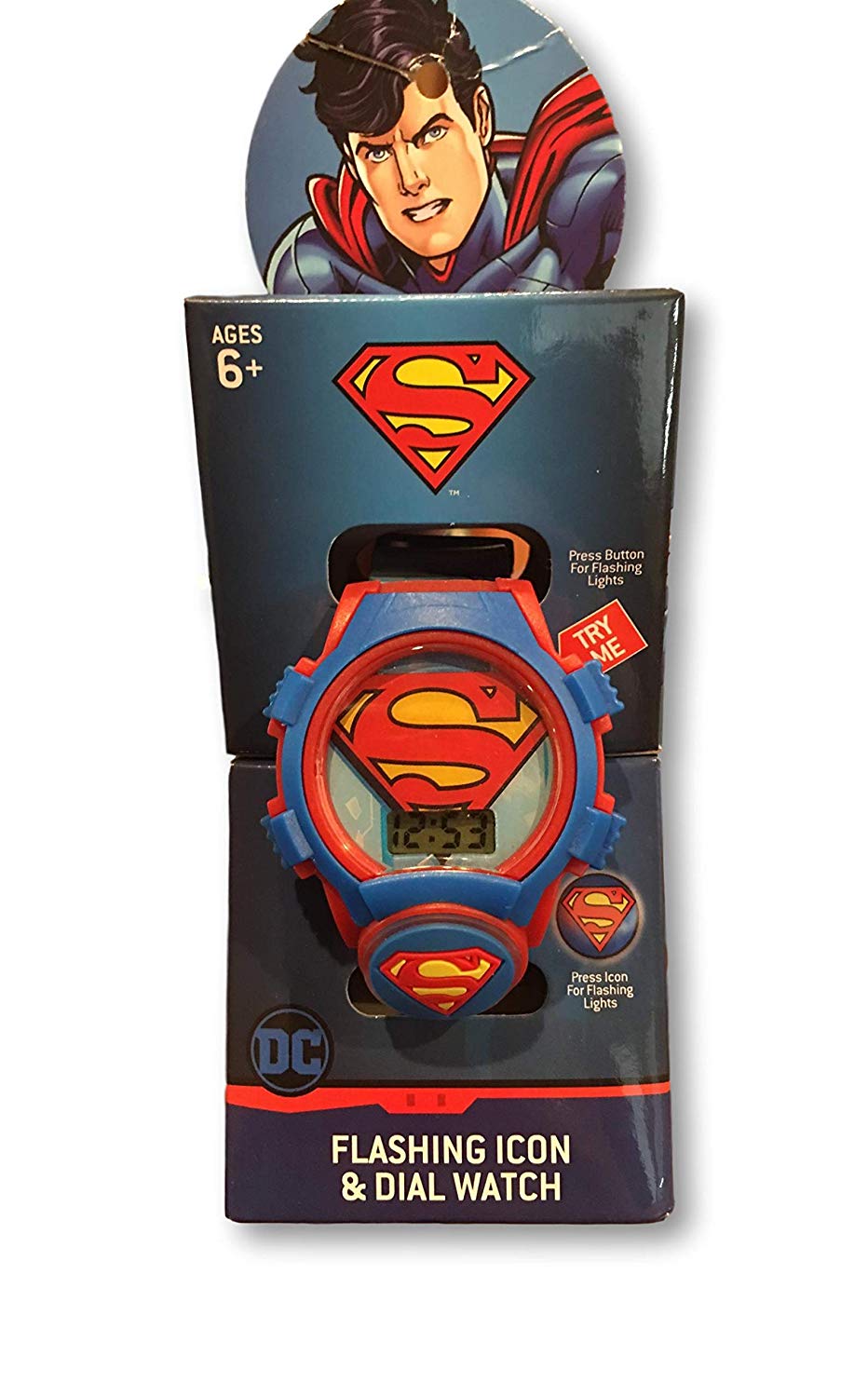 932x1500 Dc Comics Superman Flashing Lights Icon