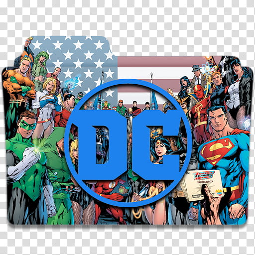 512x512 New Dc Logo Folder Icon Dc, Dc Super Heroes Illustration