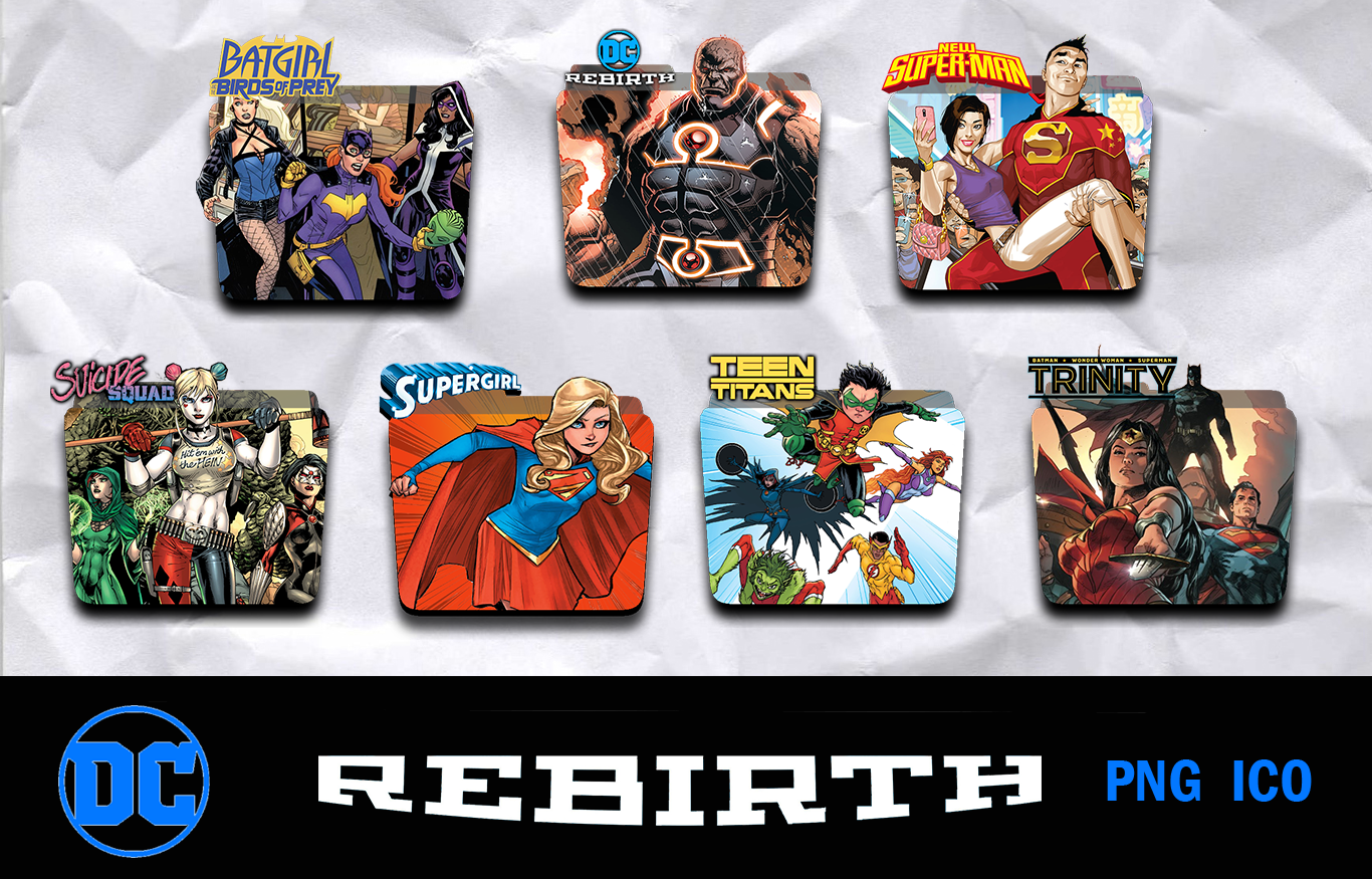 1366x875 Dc Rebirth Icon Pack