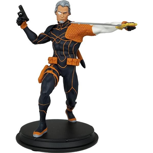600x600 Dc Comics Exclusive Deathstroke Unmasked Rebirth Statue Icon Heroes