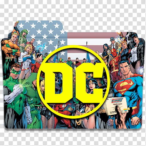 512x512 New Dc Logo Folder Icon Dc, Dc Superheroes Transparent