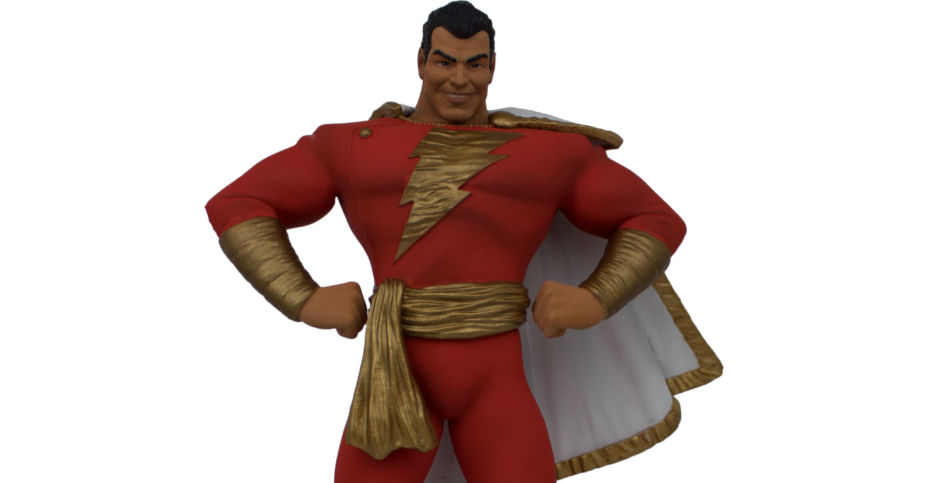 928x483 Dc Comics Shazam And Aquaman Movie Black Manta Statues