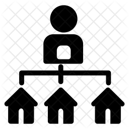 256x256 Dealer Icon Of Glyph Style