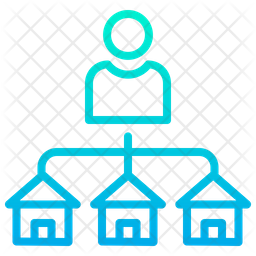 256x256 Dealer Icon Of Gradient Style