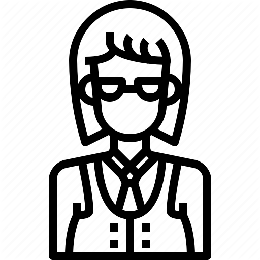 512x512 Avatar, Dealer, Female, People, Person, User, Woman Icon