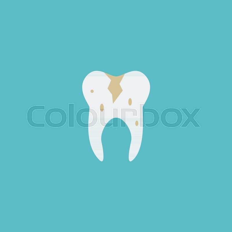 800x800 Flat Icon Caries Element Vector Stock Vector Colourbox