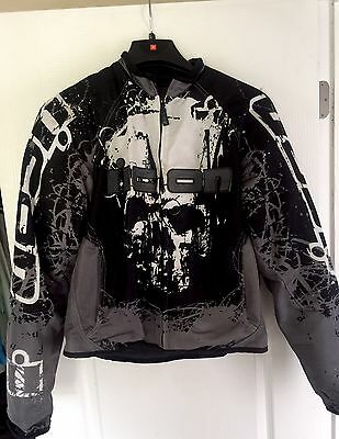 309x400 Icon Hooligan Decay Textile Jacket L Large Mens Skull Euc
