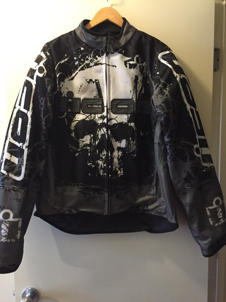 768x1024 Used Icon Hooligan Decay Motorcycle Jacket Size Xl For Sale