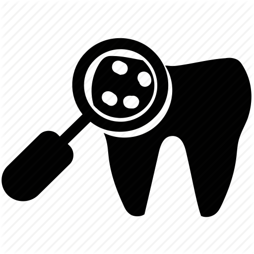 512x512 Cavity Tooth Decay, Decay In Tooth, Dental Problem, Magnifier