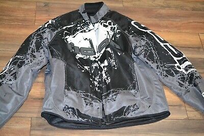 400x267 Men's Icon Motorcycle Polyester Racing Tarmac Jacket Asphalt