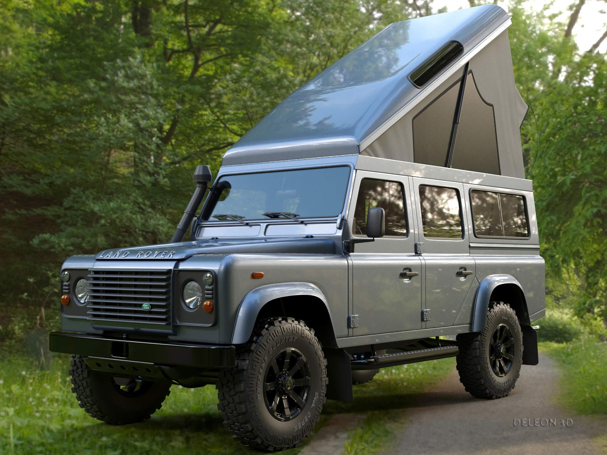 2000x1500 Land Rover Defender Camper Model
