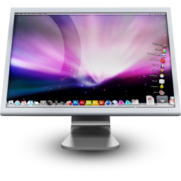 256x256 High Definition Computer Monitor Icon, Png Clipart Image
