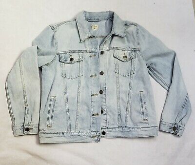 400x338 Gap Icon Denim Jean Jacket, Size Large Lg, Light Indigo
