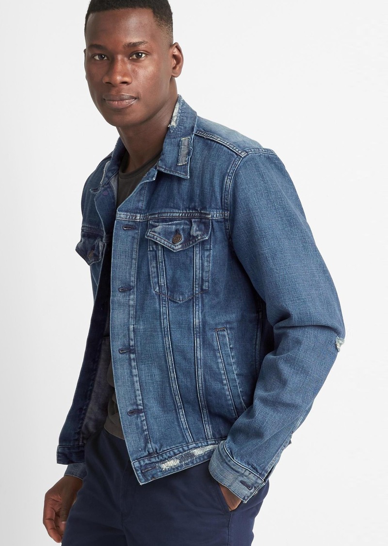 800x1127 Gap Shibori Patch Icon Denim Jacket