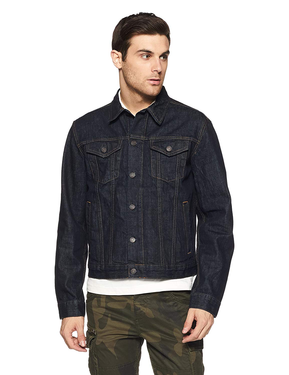 1154x1500 Gap Men's Icon Denim Jacket Clothing Accessories