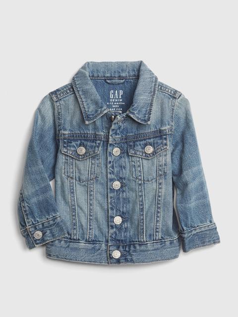 480x640 Baby Organic Cotton Icon Denim Jacket From Gap On Buttons