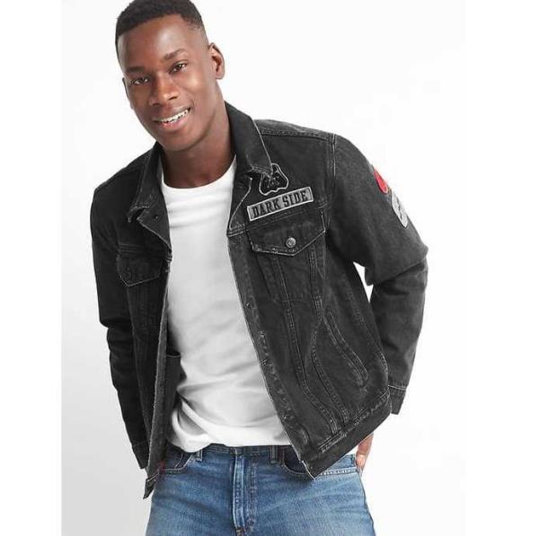 600x597 New Men's Xs S M L Xl Xxl Gap Star Wars Washed Black Denim Icon