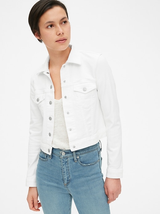 520x693 Crop Icon Denim Jacket Gap Canada