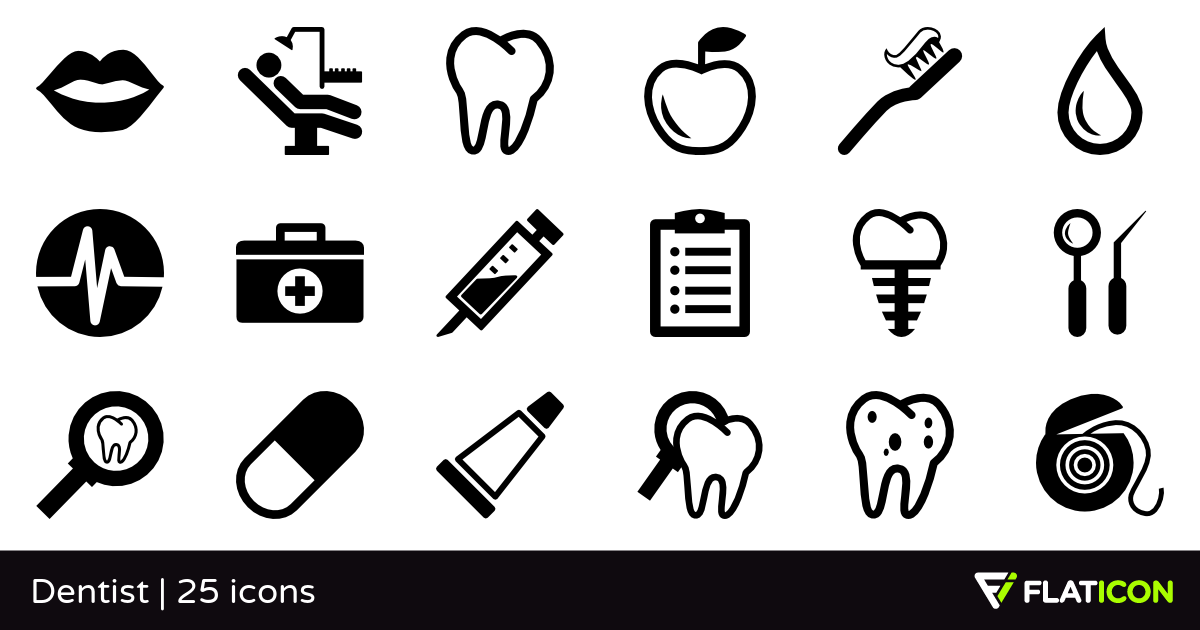 1200x630 Dentist Free Icons