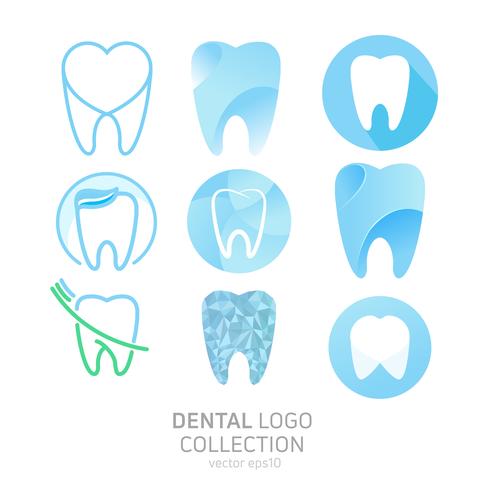 490x490 Set Of Dental Clinic Logo Heals Teeth Icon Dentist Office