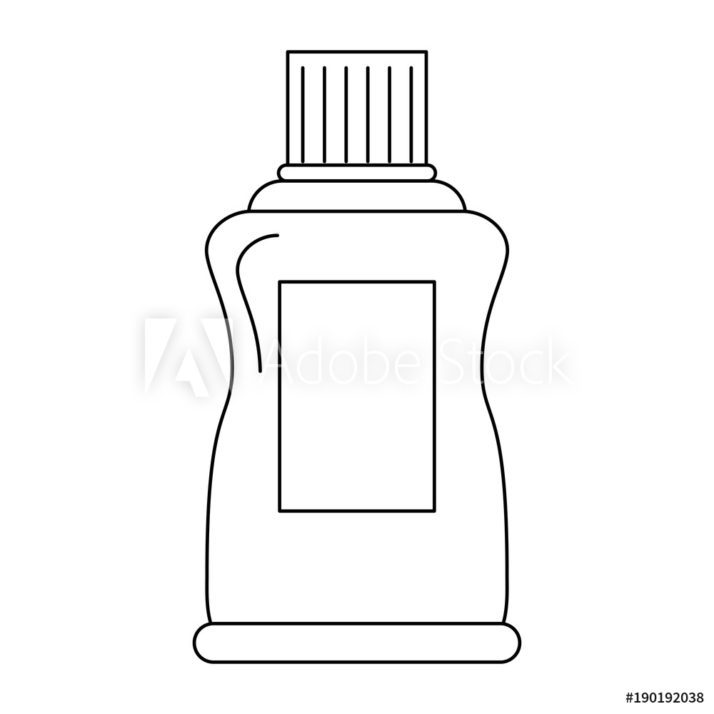 1000x1000 Photo Art Print Mouthwash Dental Product Icon Vector