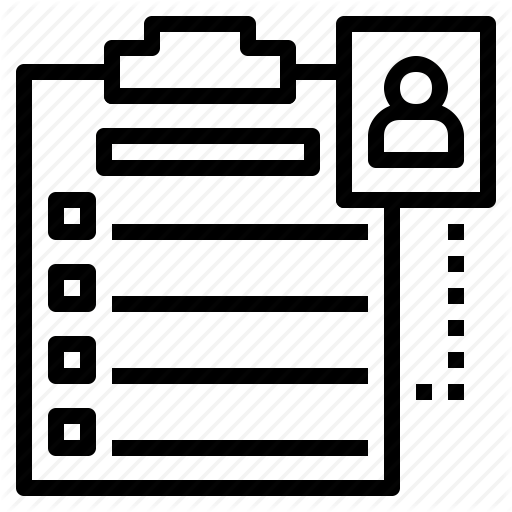 512x512 Description, Job, List, Profile, Registration Icon