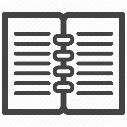 512x512 Description, Notebook, School Book Icon