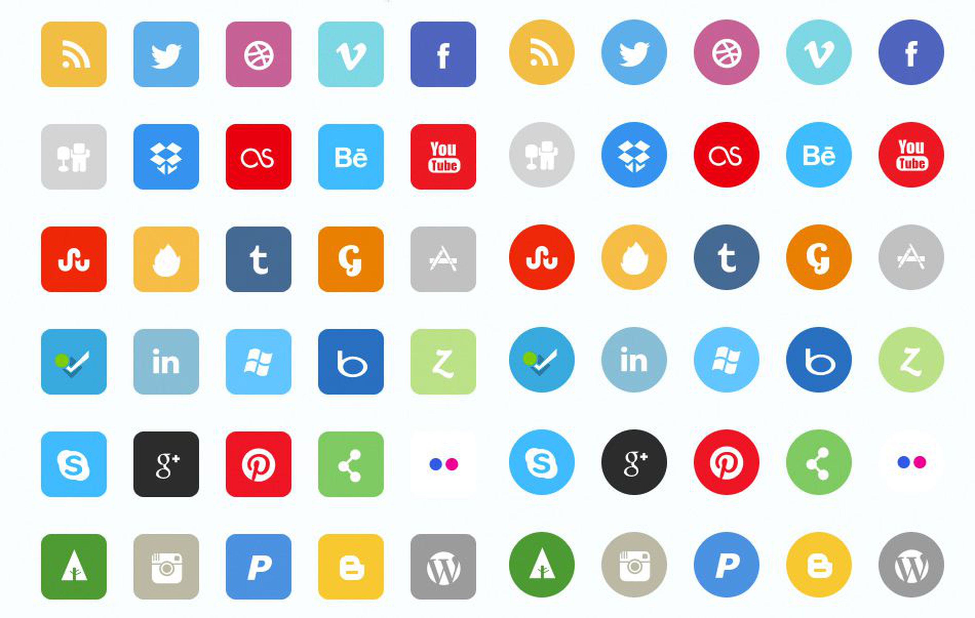 3151x2000 Gorgeous Sets Of Flat Design Icons