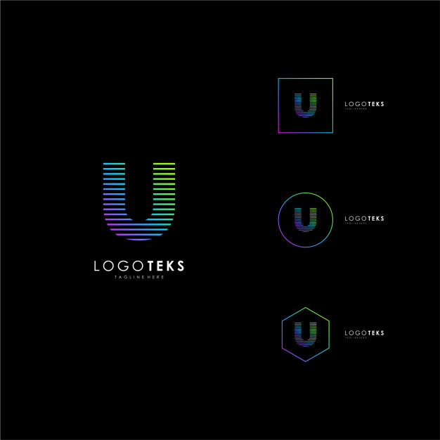 626x626 Letter U Logo Icon Design Template Elements Vector Premium Download