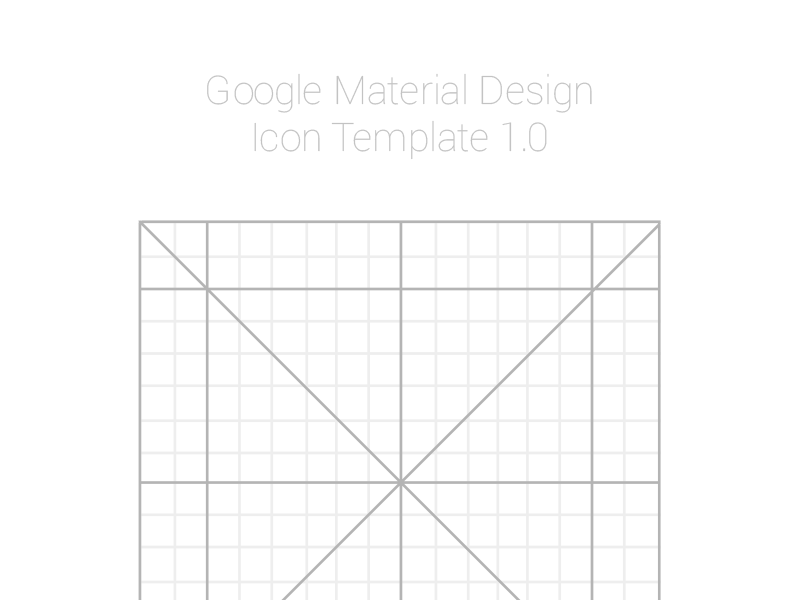 Material Design Icon Template 800x600 Material Design Icon Template
