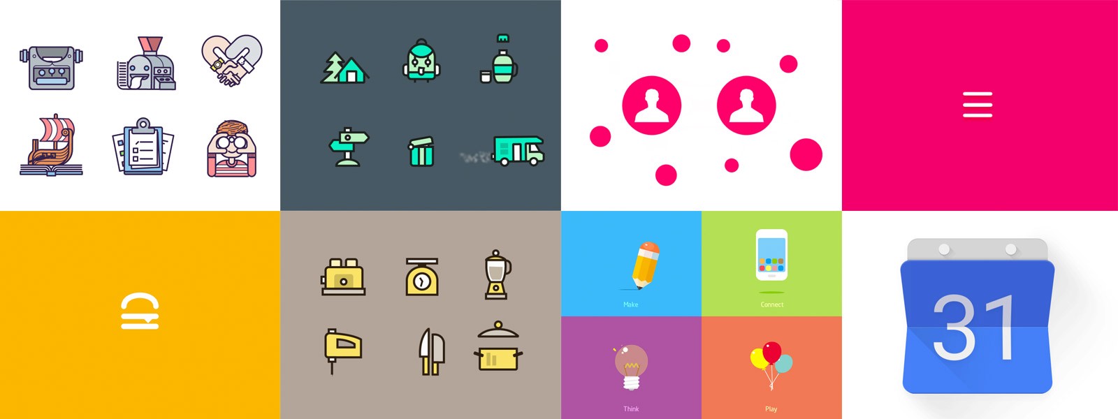 1600x600 Icons Animation Inspiration