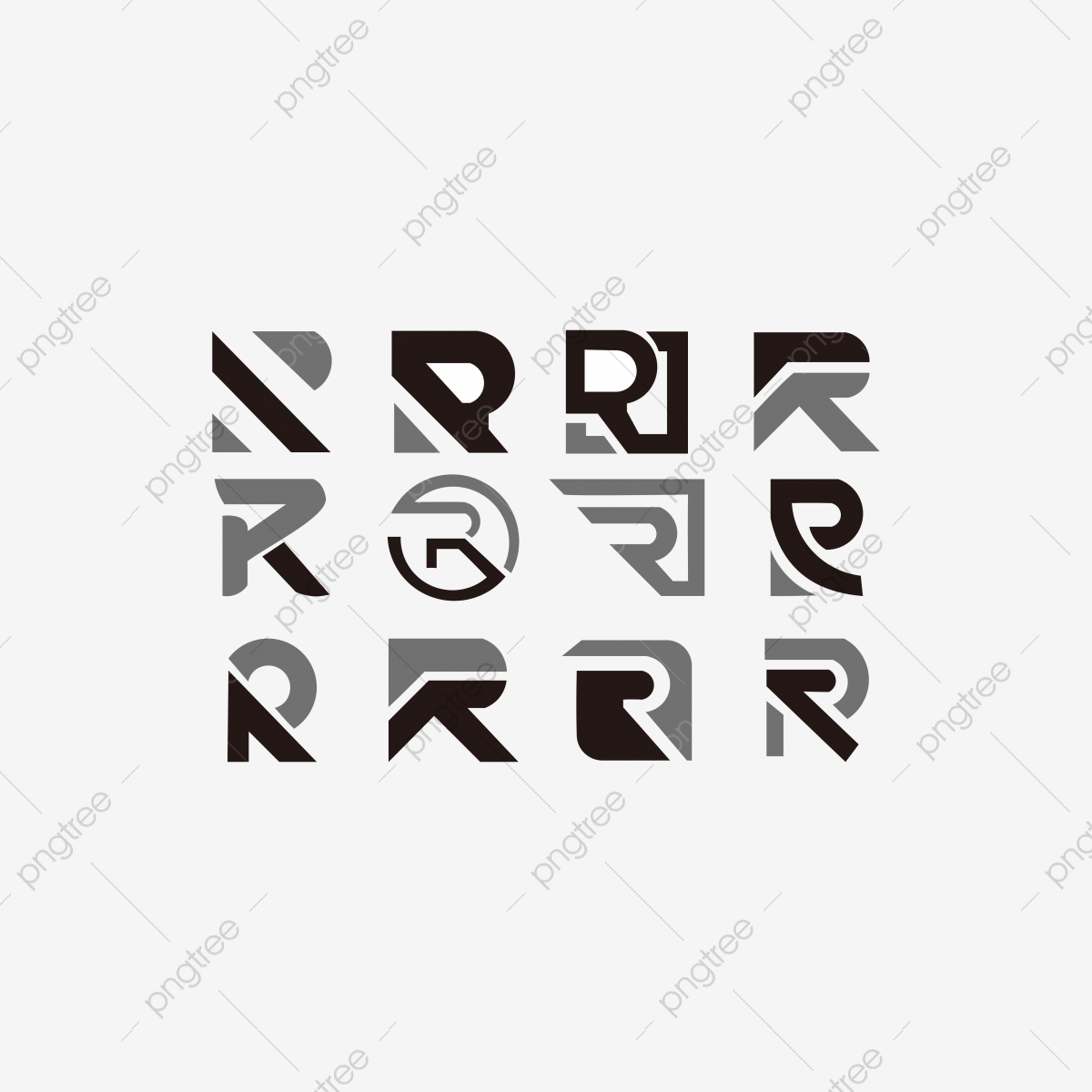 1200x1200 Letter R Inspiration Logo Icon Design Template Elements, Alphabet