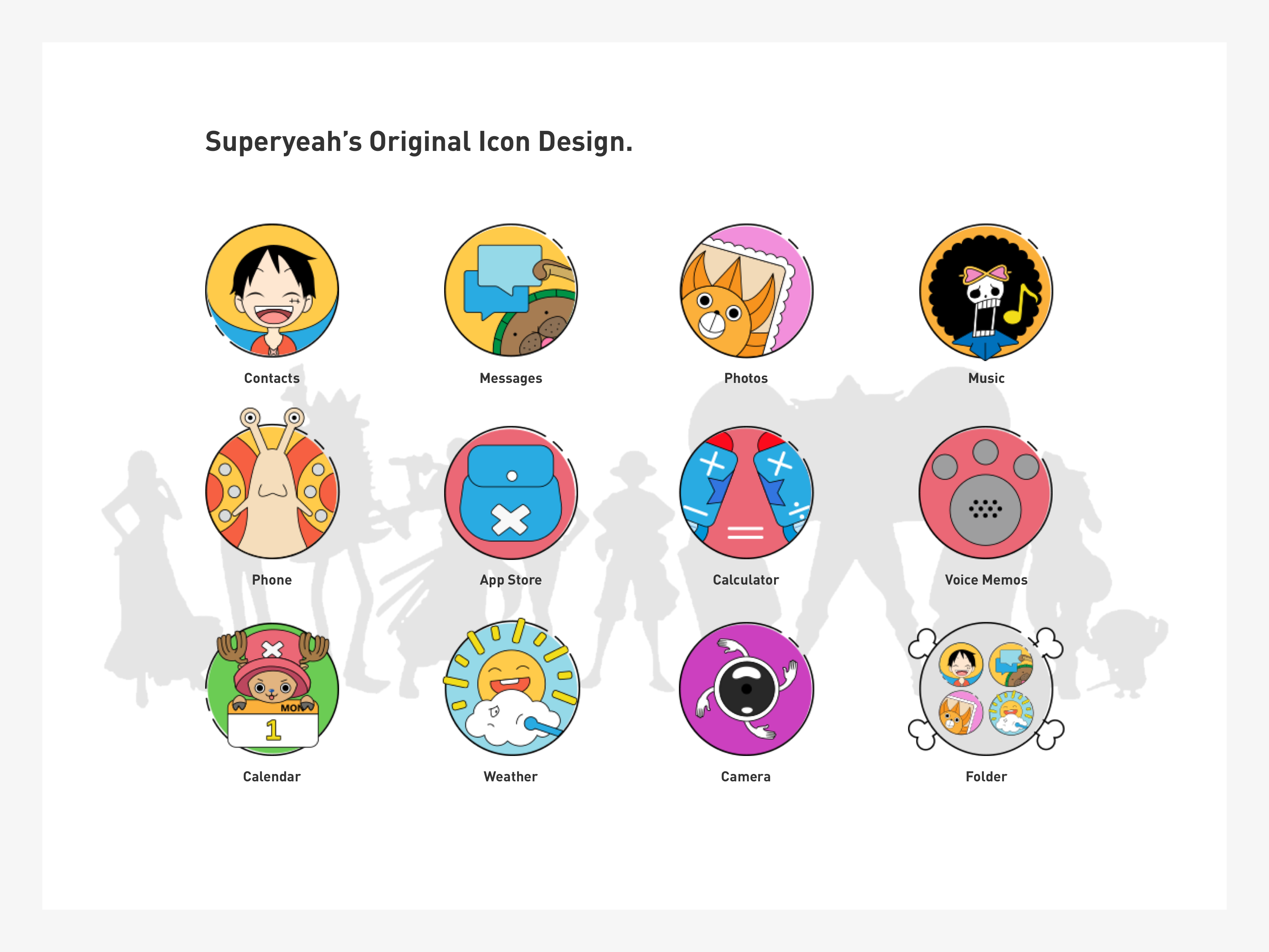 3600x2700 One Piece Icon Design