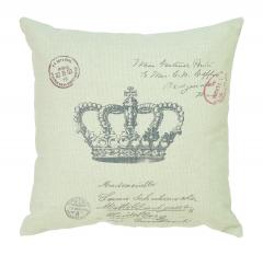 240x233 Benzara Throw Pillow Decorative Pillow Of Crown Jewel Icon Design