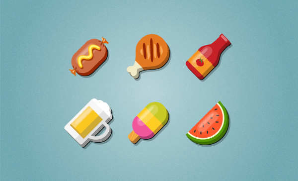 600x364 Create A Set Of Food Icons In Adobe Illustrator