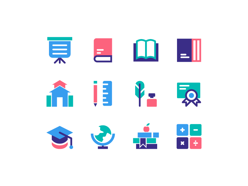 800x600 Education Icons